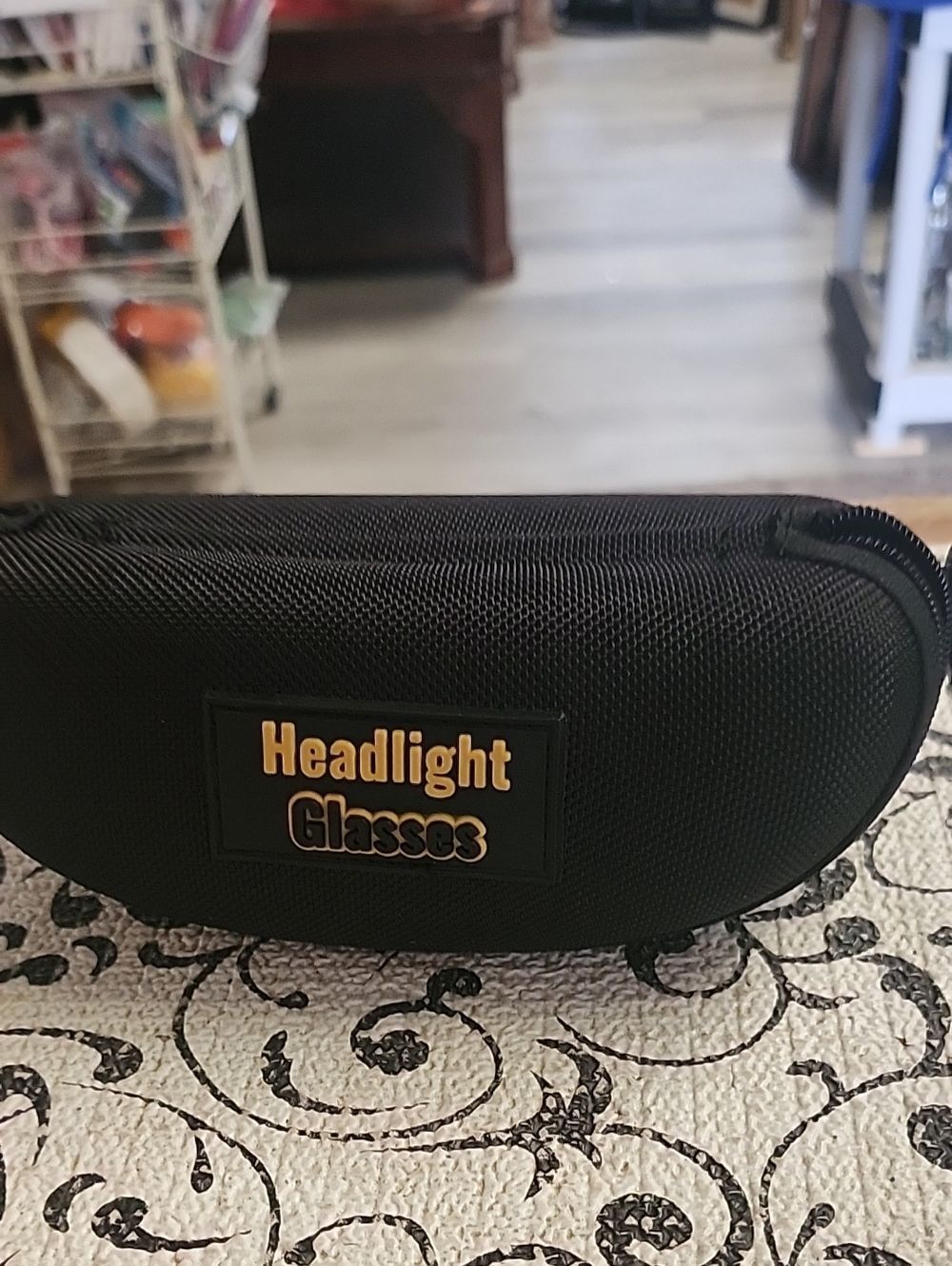 Headlight Glasses with Protective Case
